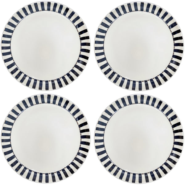 Black and shop white decorative plates