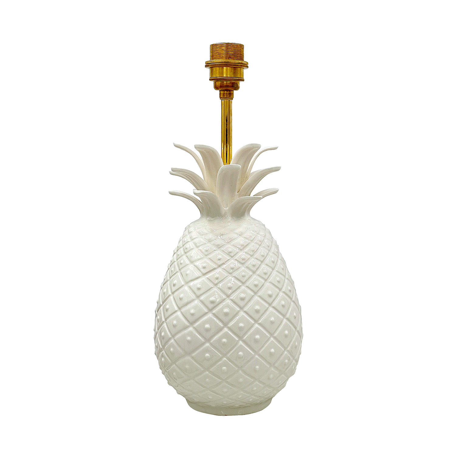 Small Cream Pineapple Lamp