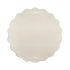 Scalloped Dinner Plate