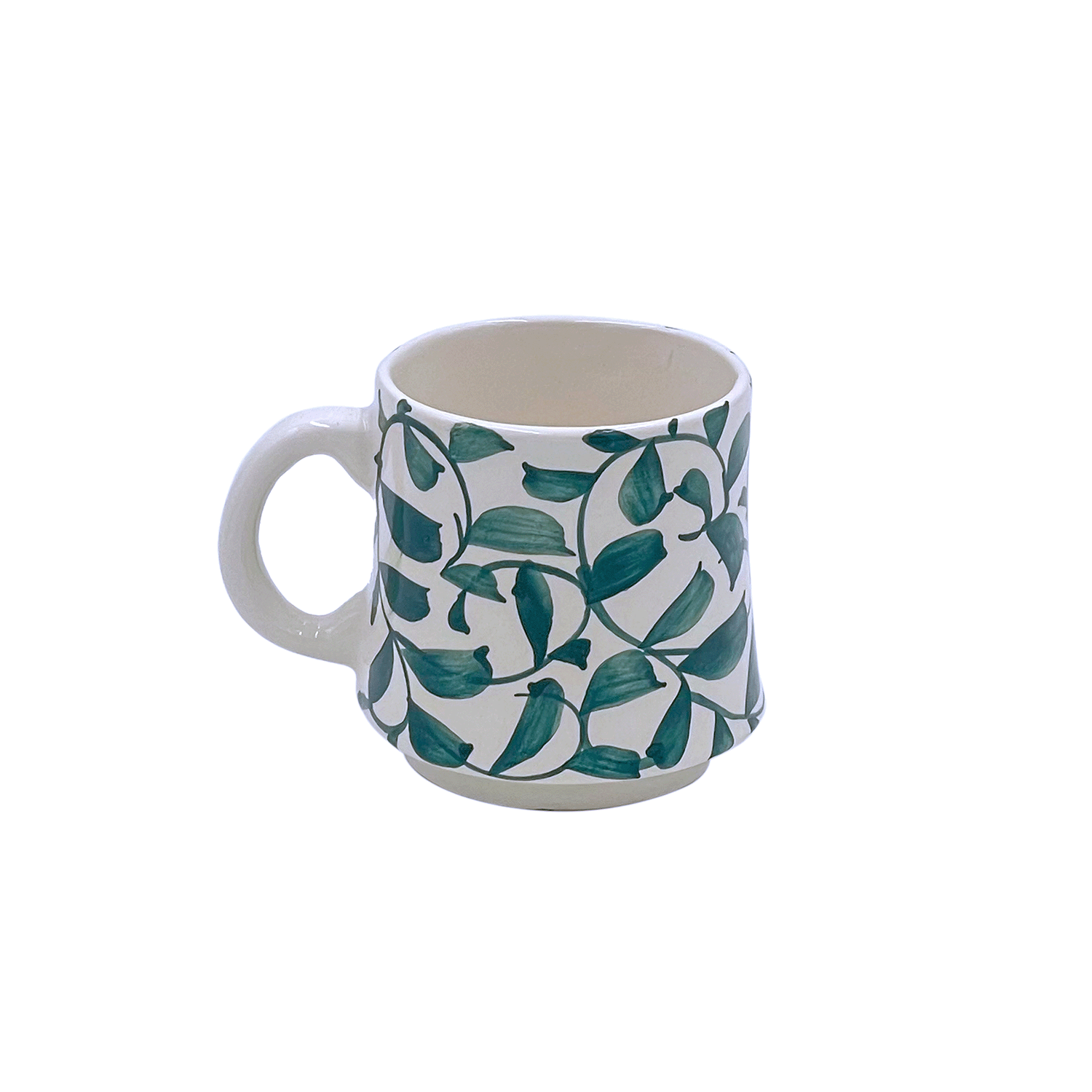 Small Green Scroll Mug