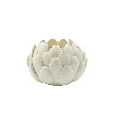 Small Cream Artichoke Bowl
