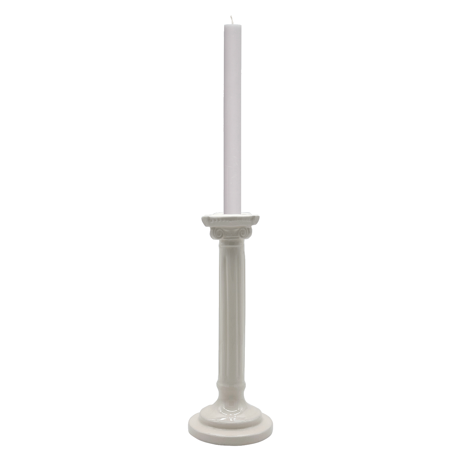 Cream Colonna Classical Candlestick