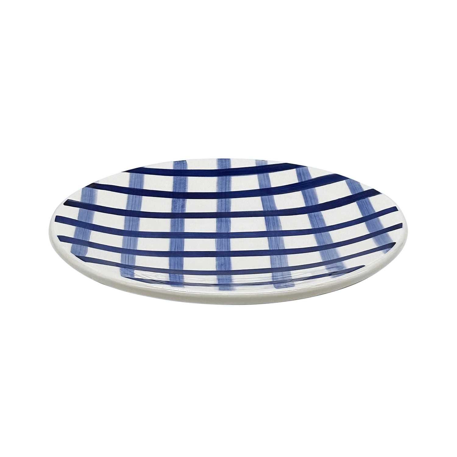 Blue Trellis Dinner Plate