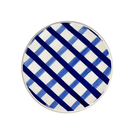Blue Trellis Side Plate