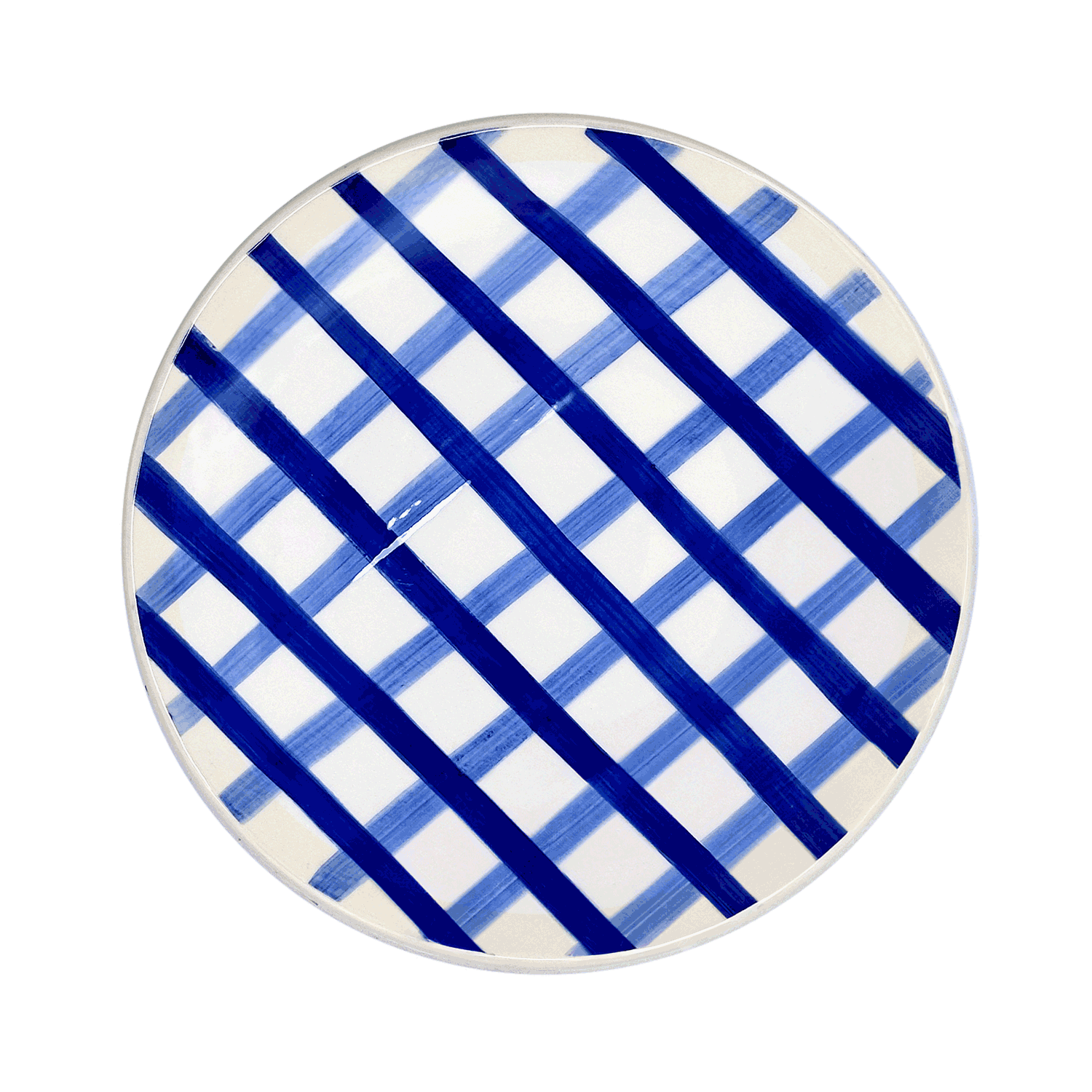 Blue Trellis Dinner Plate