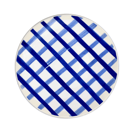 Blue Trellis Dinner Plate