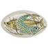 Large Yellow Aldo Fish Oval Platter