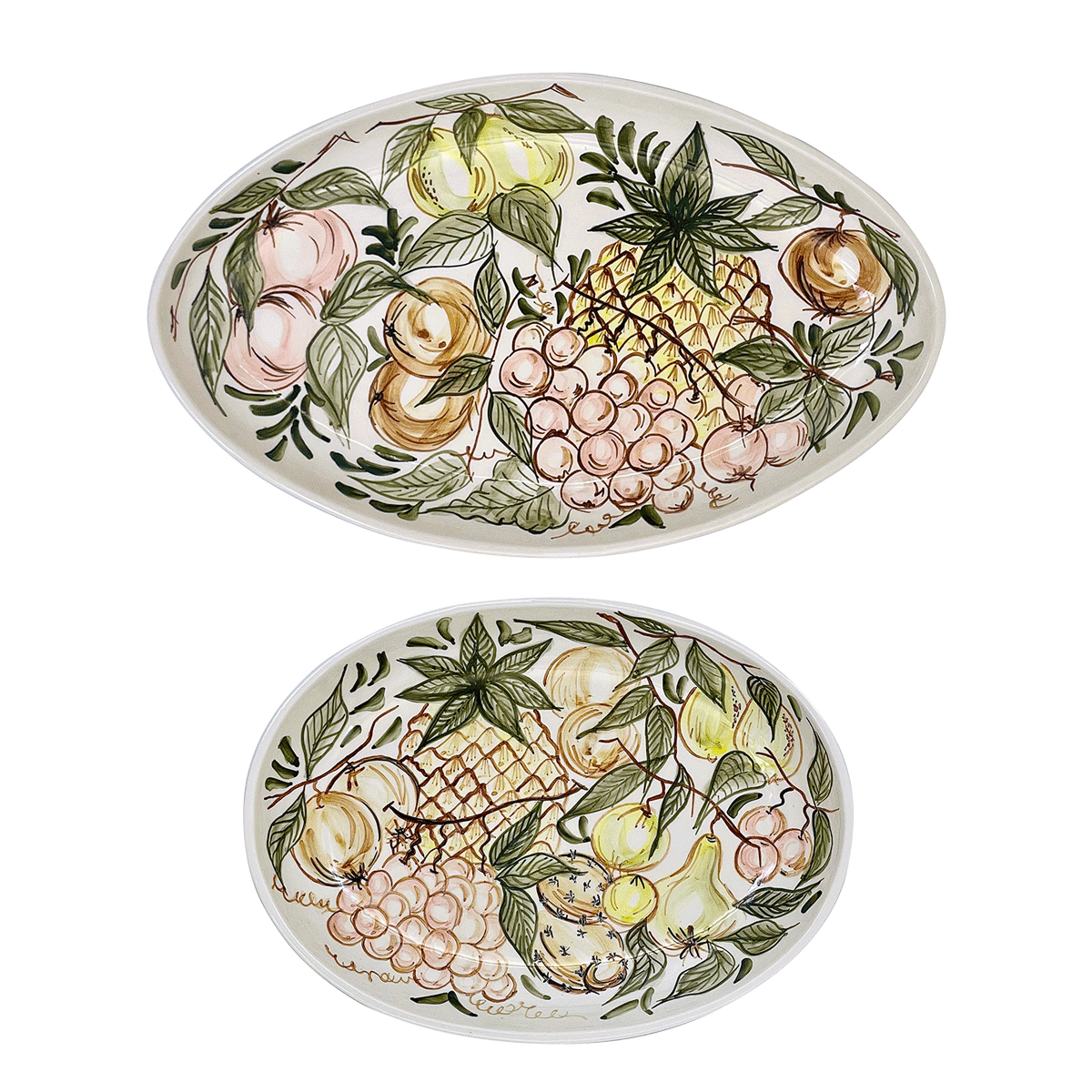 Fruit Serving Platters (Set of 2)