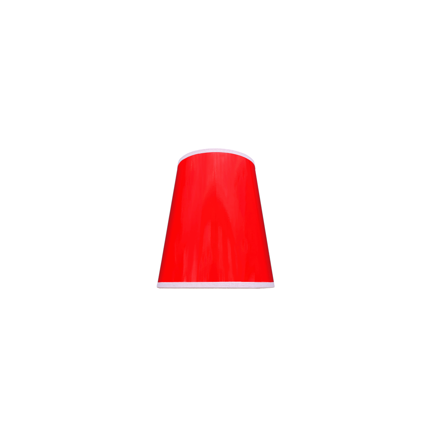 Red Wall Light Shade Vinyl 15cm