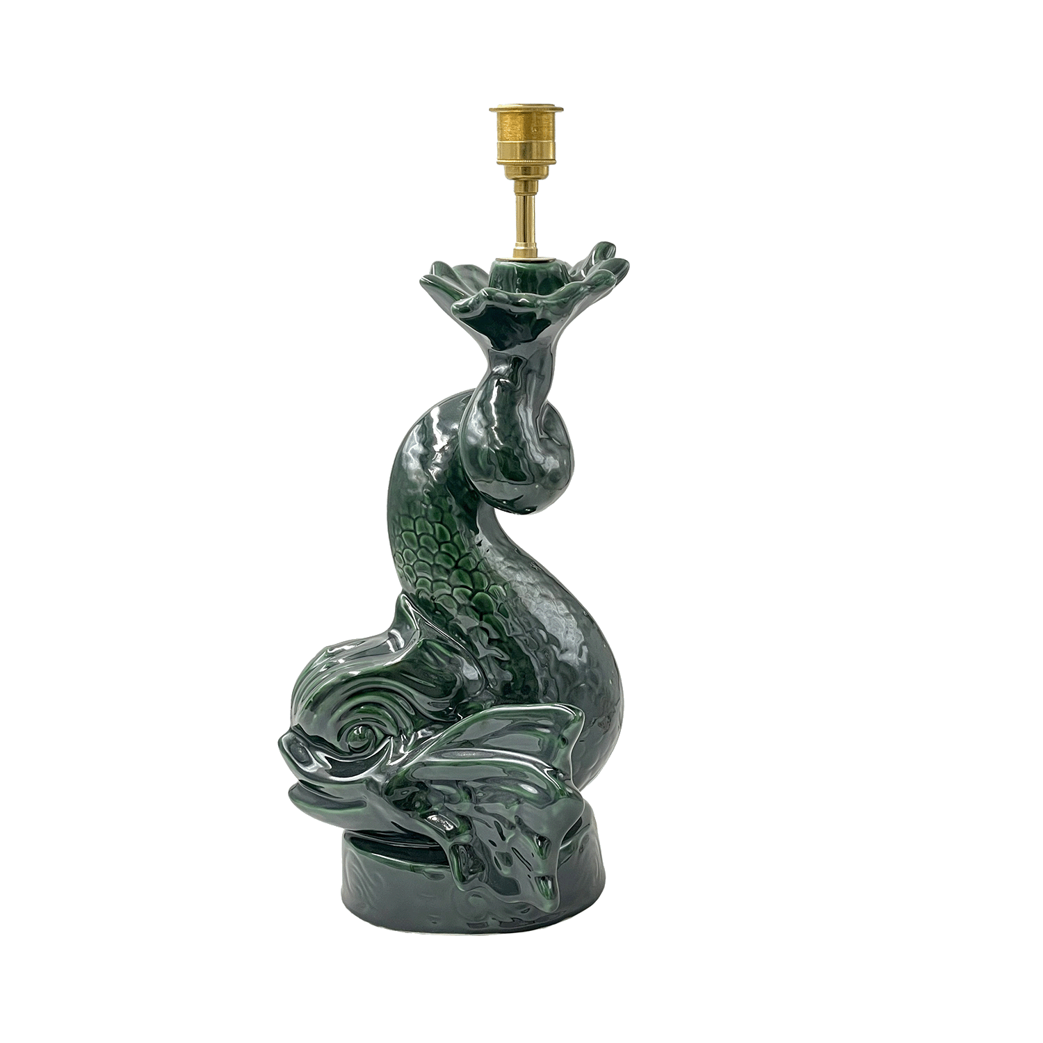 Emerald Green Dolphin Lamp