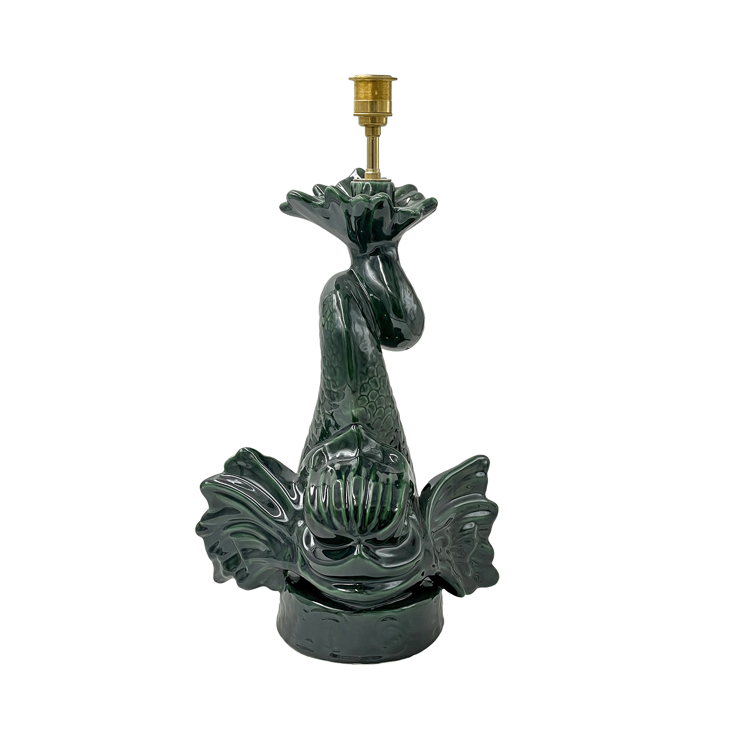 Emerald Green Dolphin Lamp