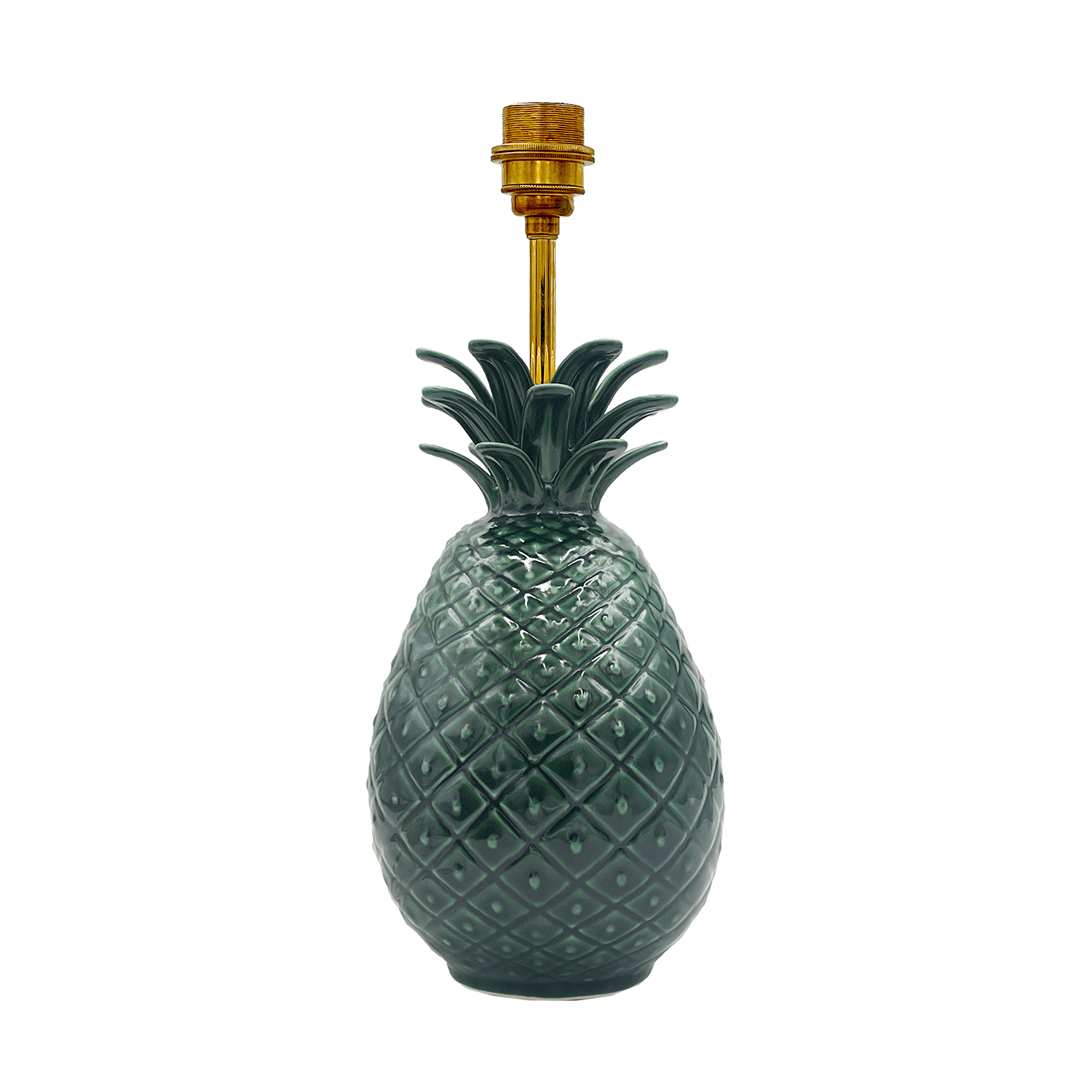 Small Emerald Green Pineapple Lamp