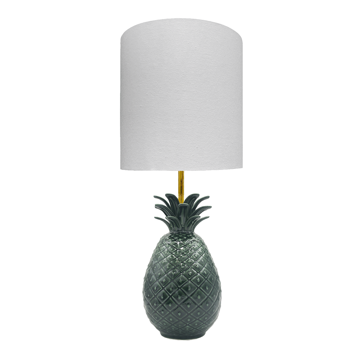 Small Emerald Green Pineapple Lamp