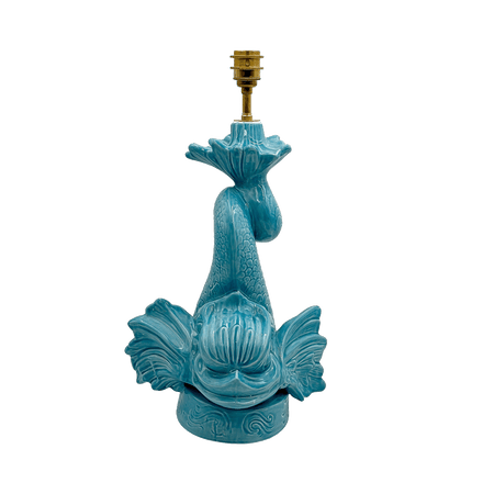 Turquoise Dolphin Lamp
