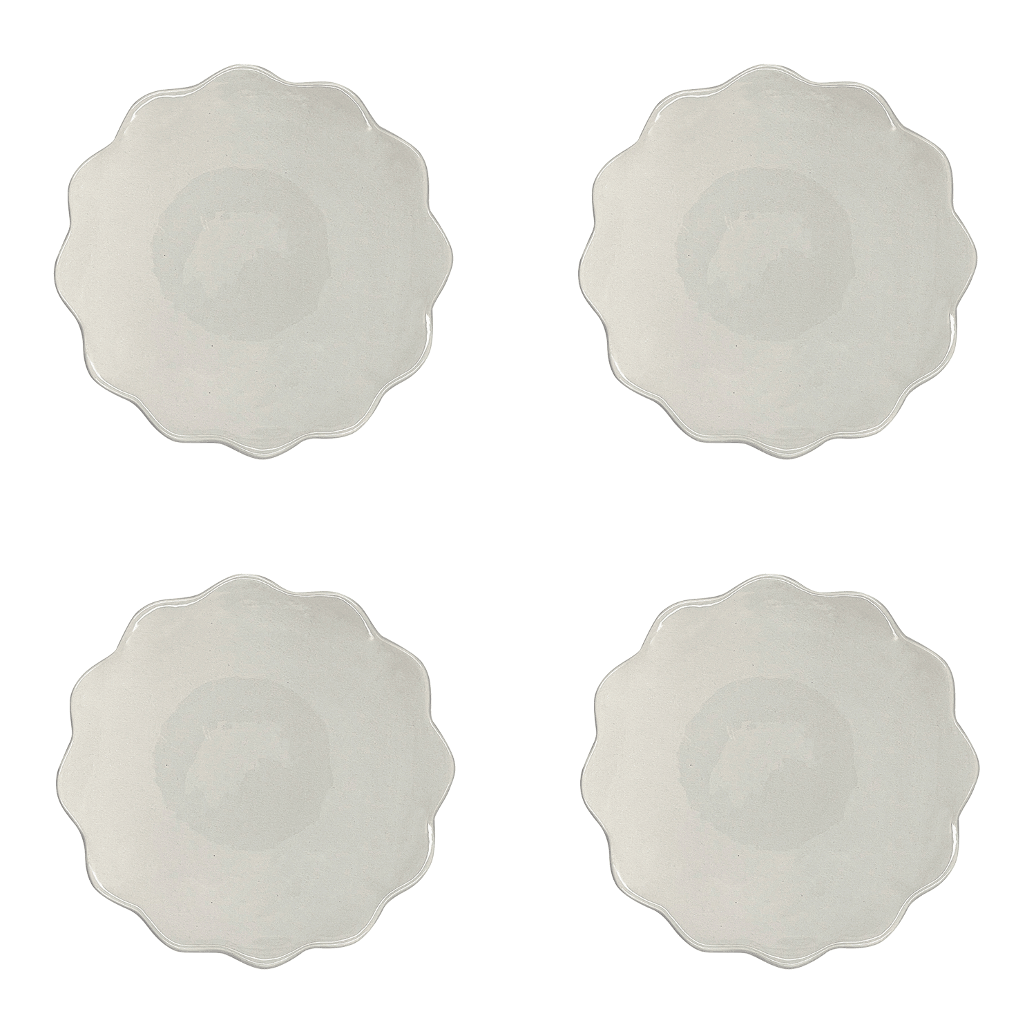 Scalloped Side Plates (Set of 4)