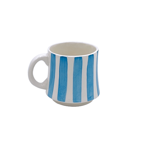 Small Light Blue Stripes Mug