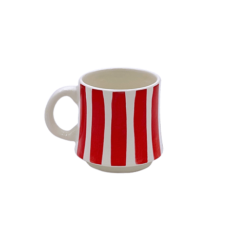 Small Red Stripes Mug