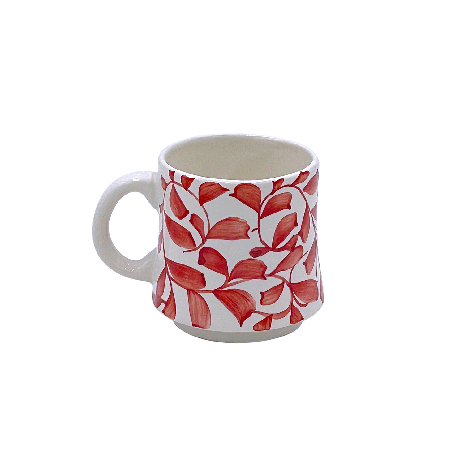 Small Red Scroll Mug