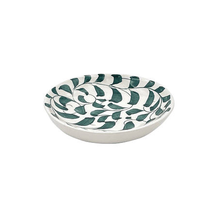 Green Scroll Dipping Bowl
