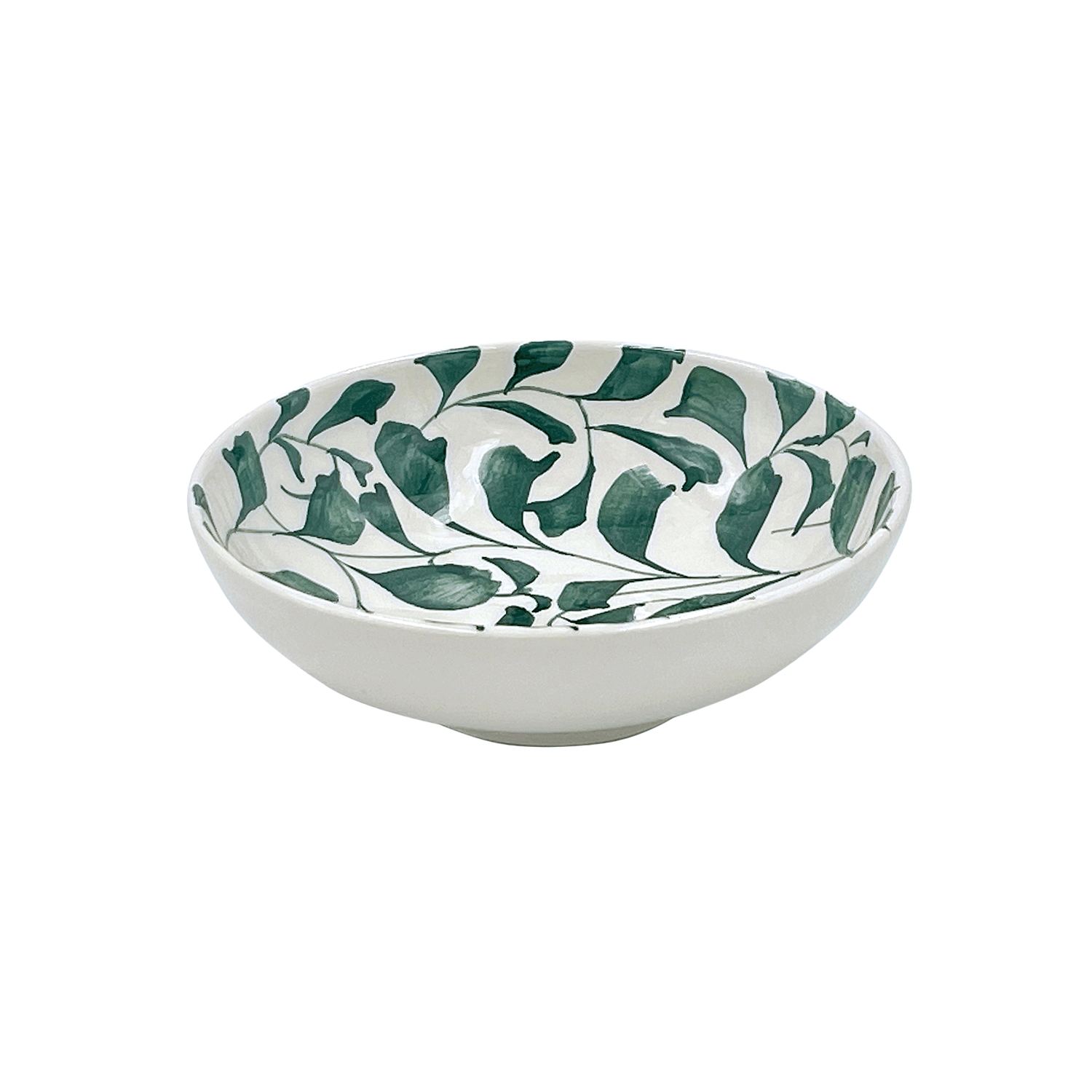 Green Scroll Peanut Bowl