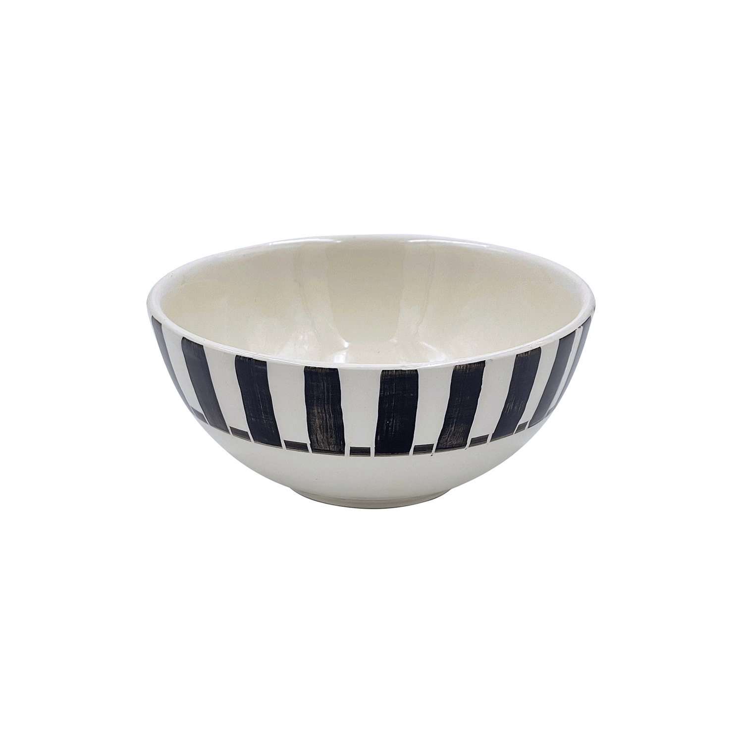 Small Black Stripes Bowl