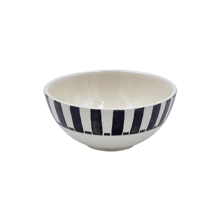 Small Black Stripes Bowl