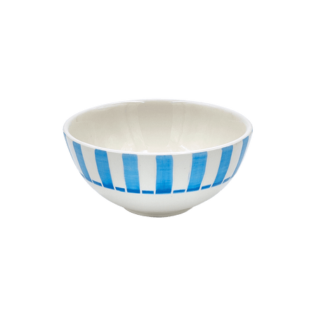 Small Light Blue Stripes Bowl