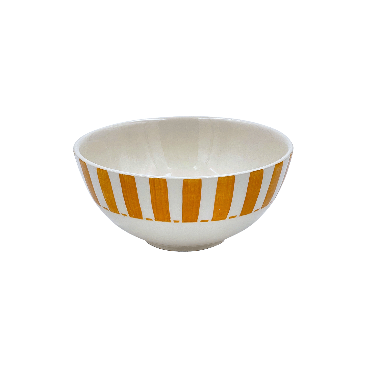 Small Yellow Stripes Bowl