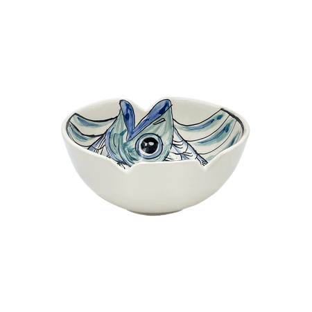 Small Blue Romina Fish Bowl