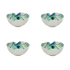 Small Green Romina Fish Bowls (Set of 4)