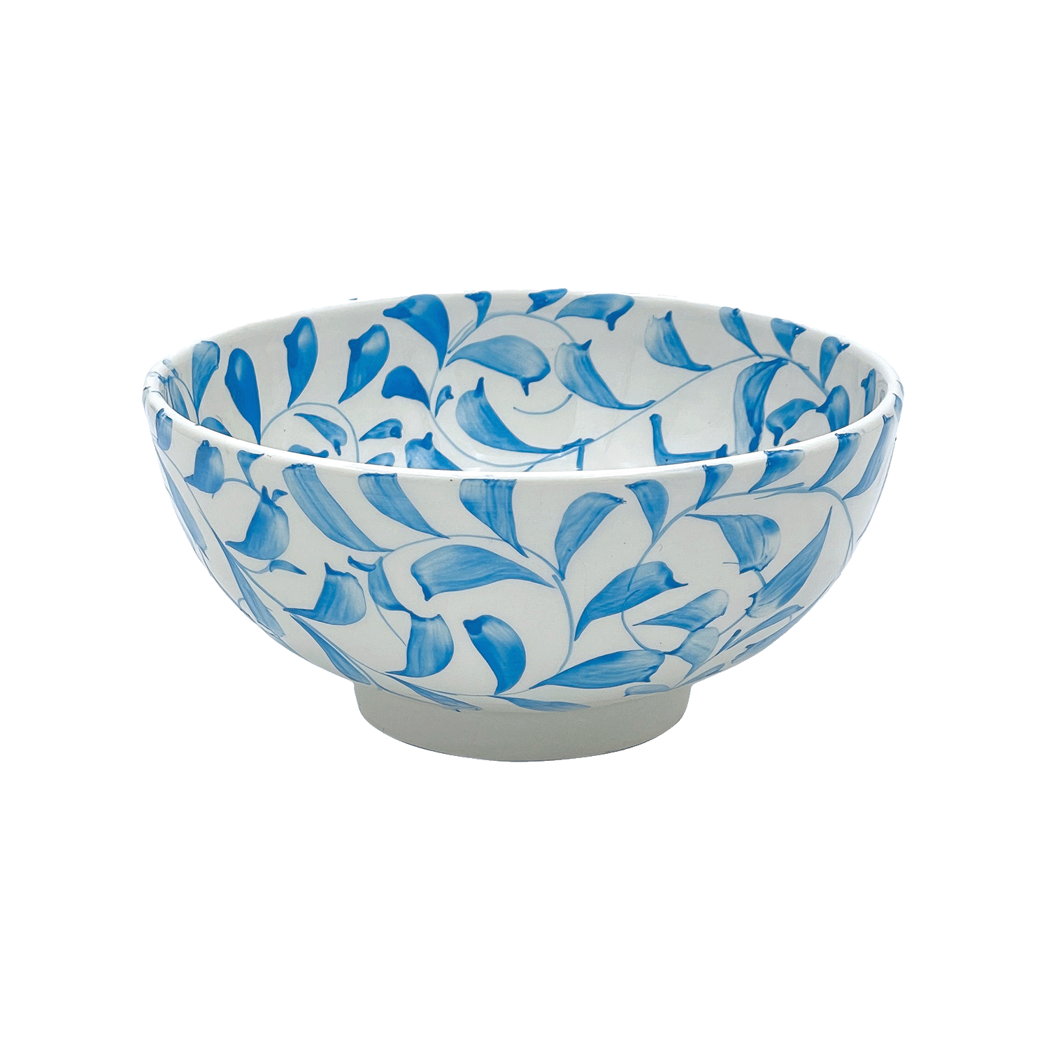 Medium Light Blue Scroll Bowl