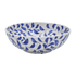 Large Navy Blue Scroll Bowl