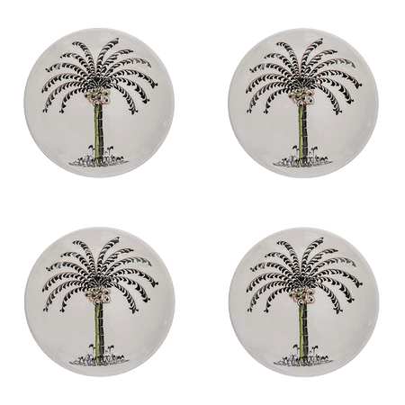 Palm Side Plates (Set of 4)