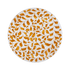 Yellow Scroll Dinner Plate