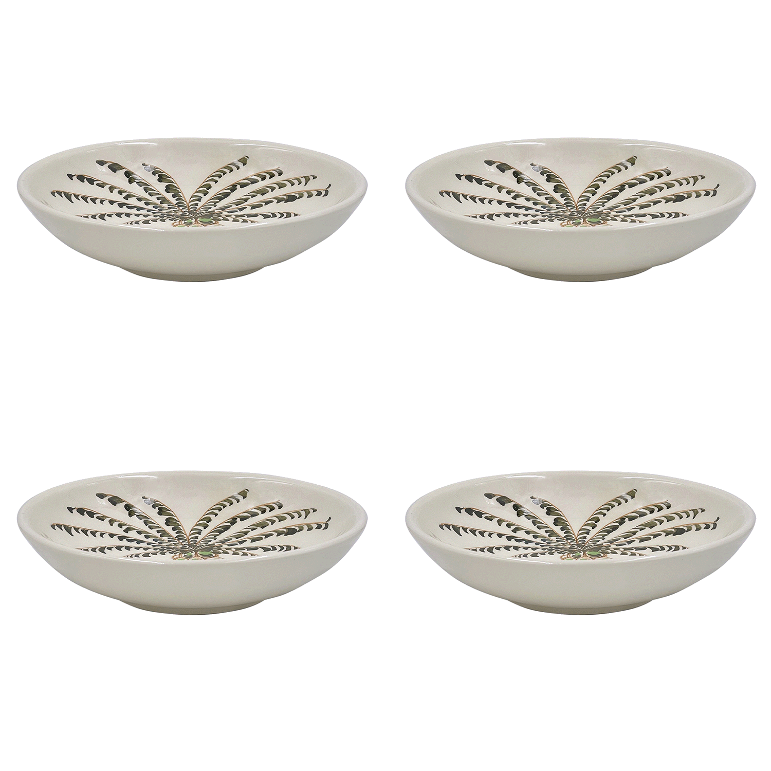 Palm Pasta Bowls (Set of 4)