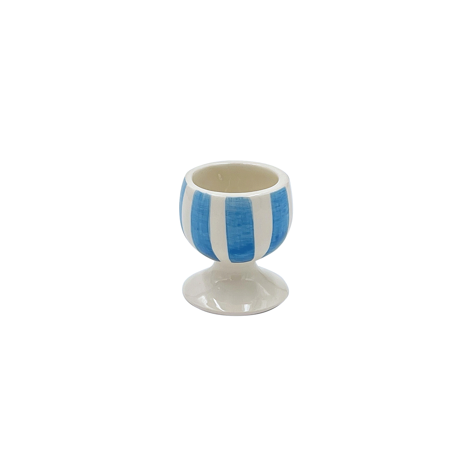 Light Blue Stripes Egg Cup