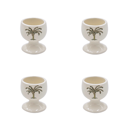 Palm Egg Cups (Set of 4)