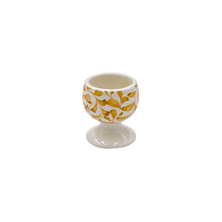 Yellow Scroll Egg Cup