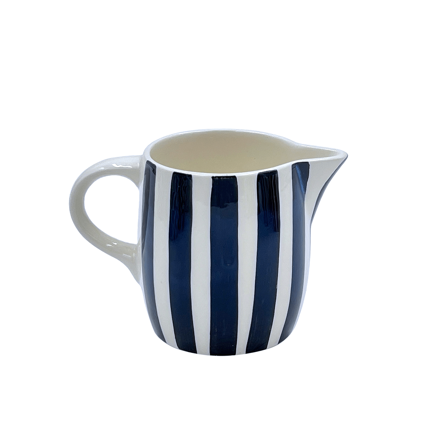 Black Stripes Milk Jug