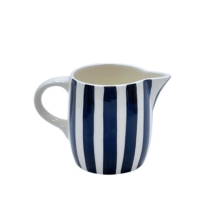 Black Stripes Milk Jug