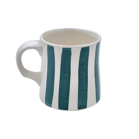 Green Stripes Mug