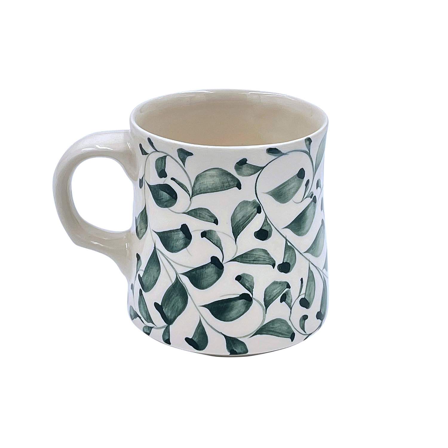 Green Scroll Mug