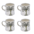 Palm Mugs (Set of 4)