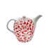 Red Scroll Teapot
