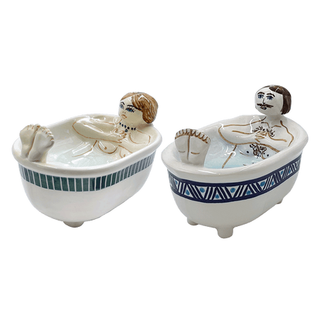 Pair of Michelangelo & Bruna Soap Dishes