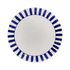 Navy Blue Stripes Dinner Plate