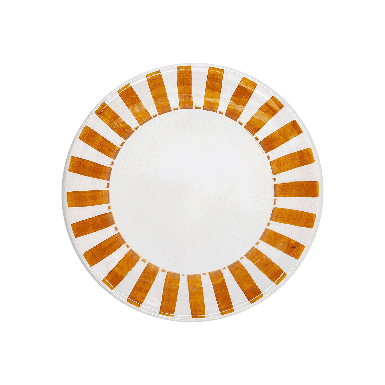Yellow Stripes Side Plate