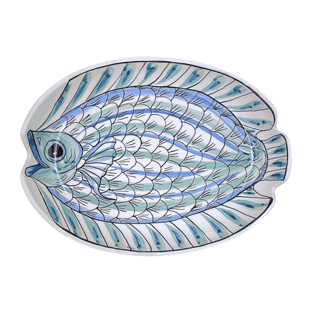 Small Blue Romina Fish Oval Platter