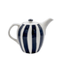 Black Stripes Teapot