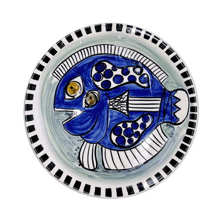 Blue Fish Gozo Dinner Plate